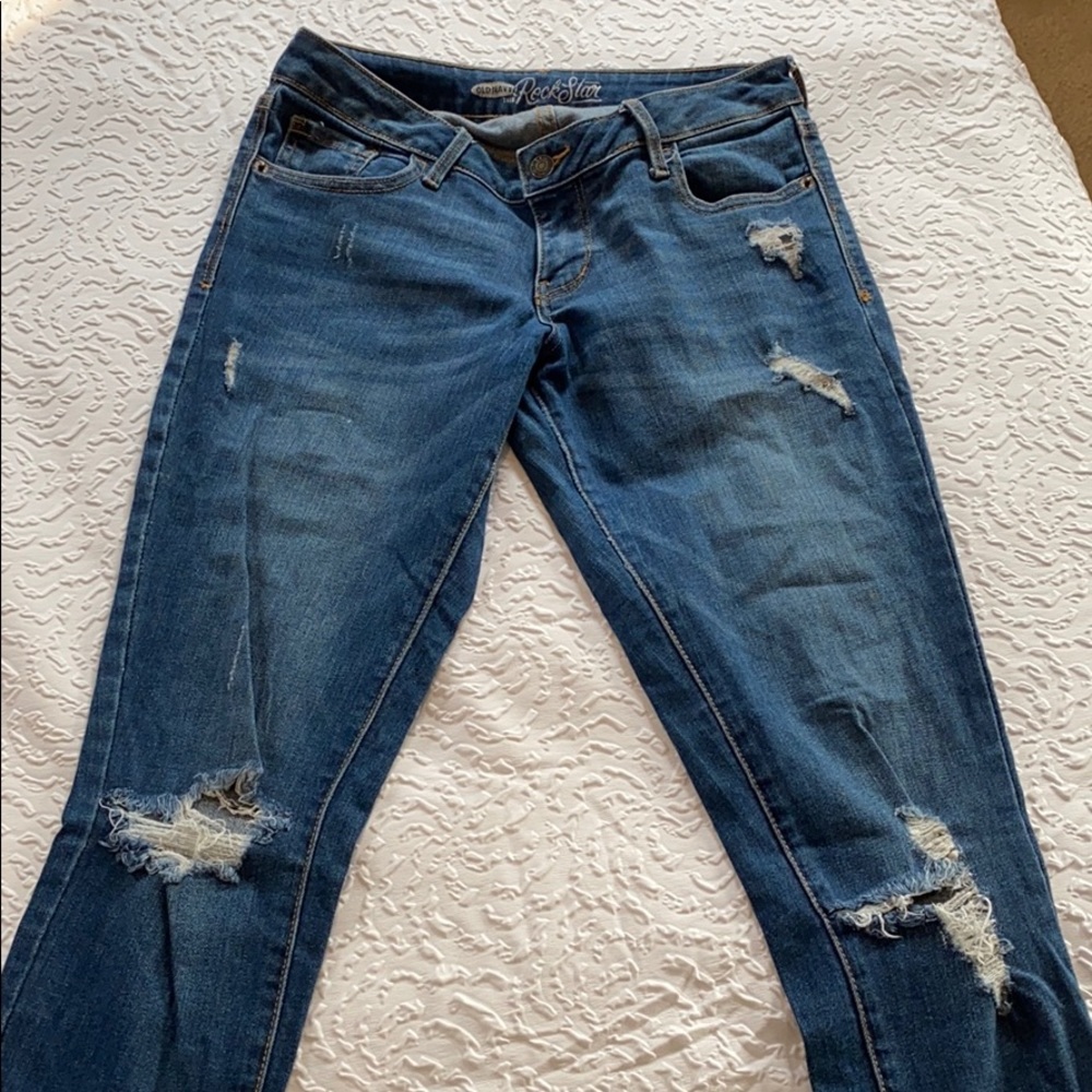Blue Ripped Jeans